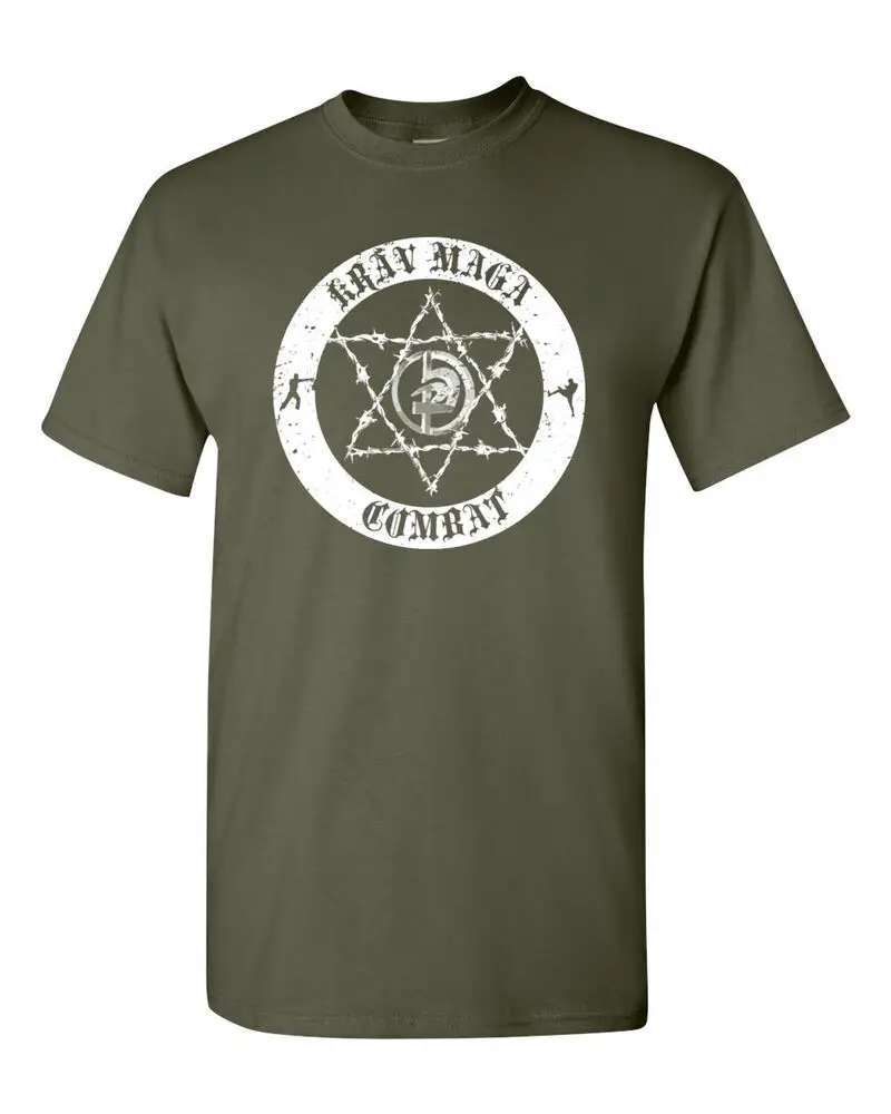 Krav Maga Combat CIRCLE IDF  Defence Martial Arts Men's Tee Shirt 1360  Unisex T-shirts for Men Women Summer Tees