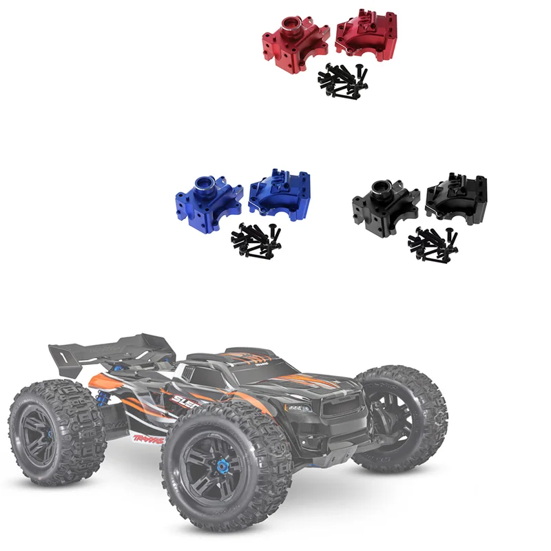 

Aluminum Front Rear Bulkhead Gearbox Housing 9529 For 1/8 Traxxas Sledge 95076-4 RC Car Upgrades Parts Accessories-Y46A