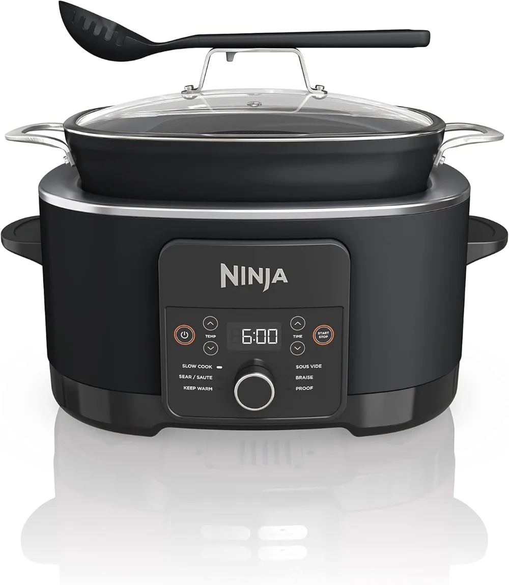 

Ninja MC1010 Foodi PossibleCooker PLUS - Sous Vide & Proof 6-in-1 Multi-Cooker, with 8.5 Quarts, Slow Cooker, Dutch Oven &