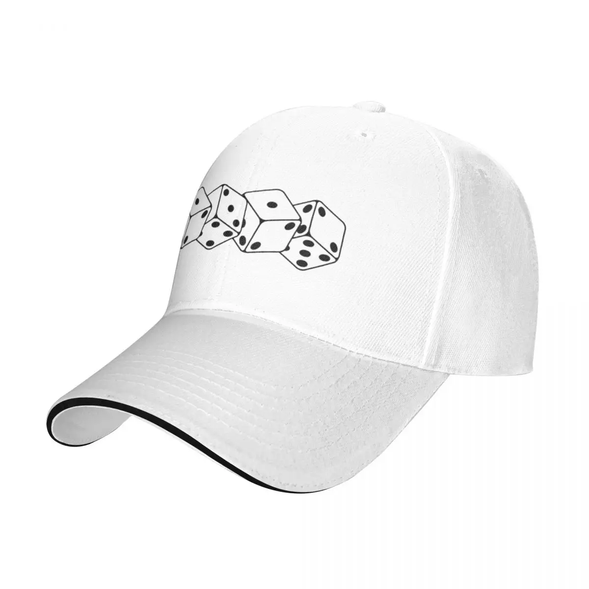 Pastel dice - ACAB / 1312 white and black Baseball Cap Hip Hop fishing hat Luxury Man Hat Baseball Men Women's