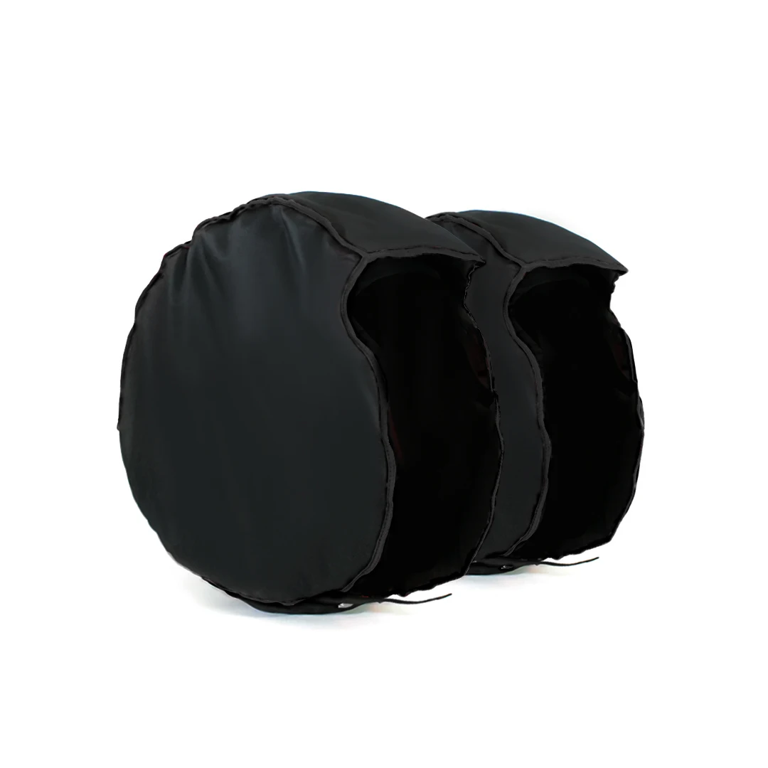 Copertura isolante termica per pneumatici per moto addensata da 17 pollici Mantieni protezione calda Parabrezza con bordo nero in pile polare anteriore e posteriore