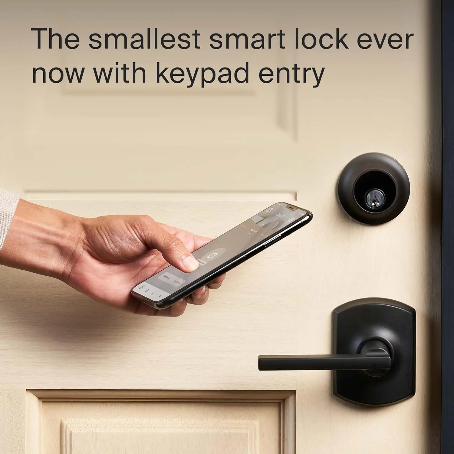 Lock Connect WiFi Keypad for Keyless Entry - Control Remotely from Anywhere - Weatherproof - Works with iOS