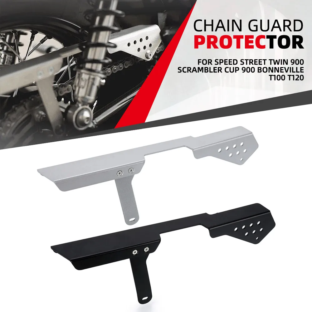 

Rear Fender Mudguard Chain Guard Protector Sprocket Frame Cover For Speed Street Twin 900 Scrambler Cup 900 Bonneville T100 T120