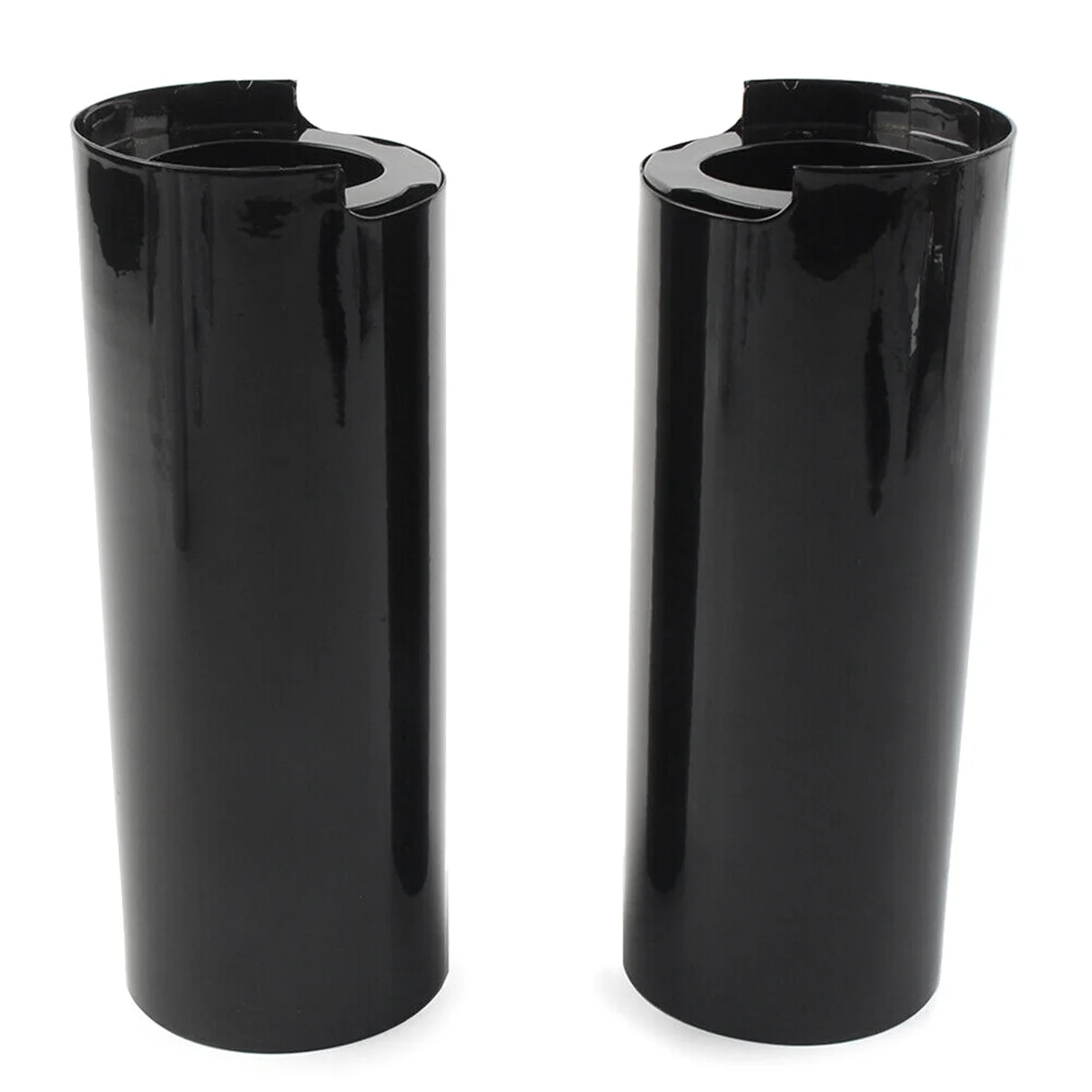 

look-Smooth Fork Tube Slider Covers Cowbells Fit for Tri Glide FLHX,