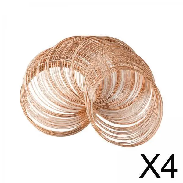 

DIY Jewelry Making Wire 100 Loops Memory Stainless Steel Wire for Bracelet Necklace Earrings Craft Materials