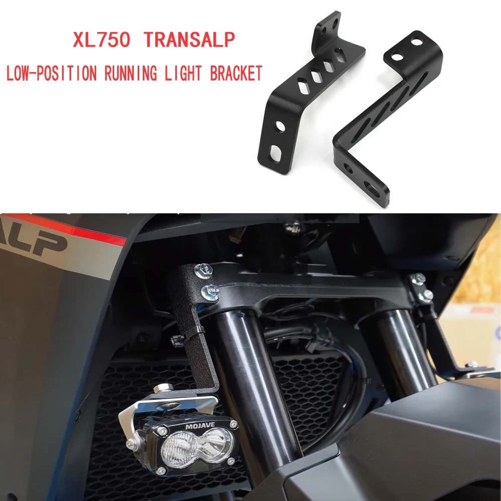 Xl750 Transalp Accessori Supporto per luci ausiliarie Supporto per Honda XL 750 2023-2024 Nuovo supporto per luci di marcia inferiore per moto