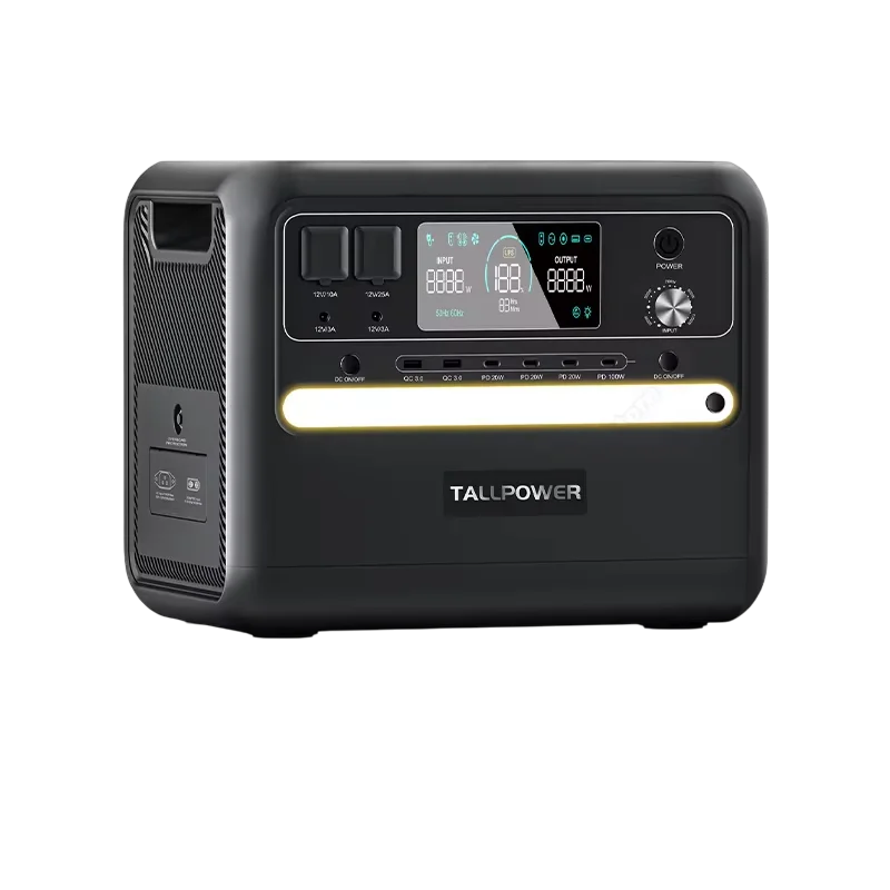Die neueste tragbare Powerstation V2400 ist mit einem 2400-W-Solargenerator und einer 2160-Wh-Lithium-Eisenphosphat-Batterie ausgestattet, was sie ideal für die Stromversorgung zu Hause und für den