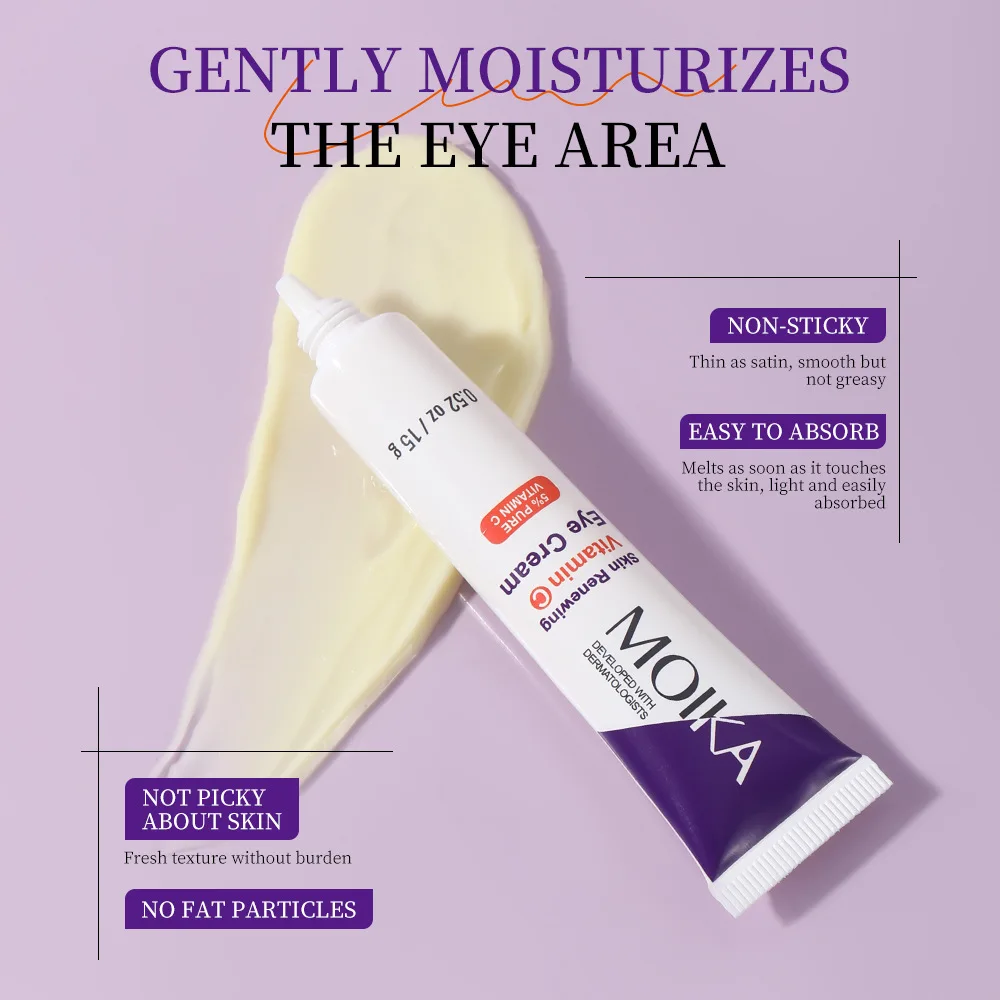 Vitamin C Eye Cream Anti-Wrinkle Anti-Age Remove Dark Circles Eye Skin Care Against Puffiness And Bags Hydrate Eye Care Cream