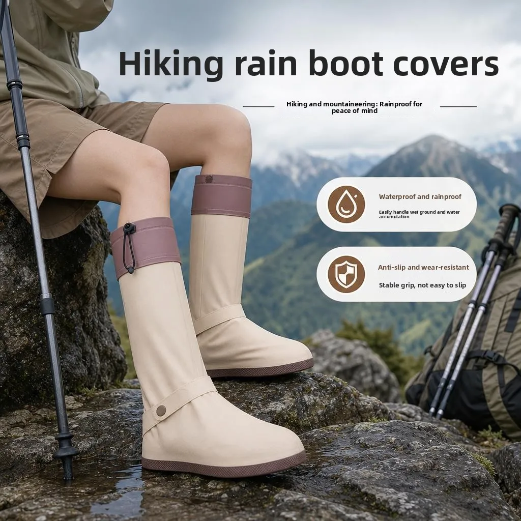 cubrebotas-de-lluvia-impermeables-antideslizantes-de-cana-alta-engrosadas-para-senderismo-escalada-y-ciclismo-para-hombres-mujeres-y-estudiantes