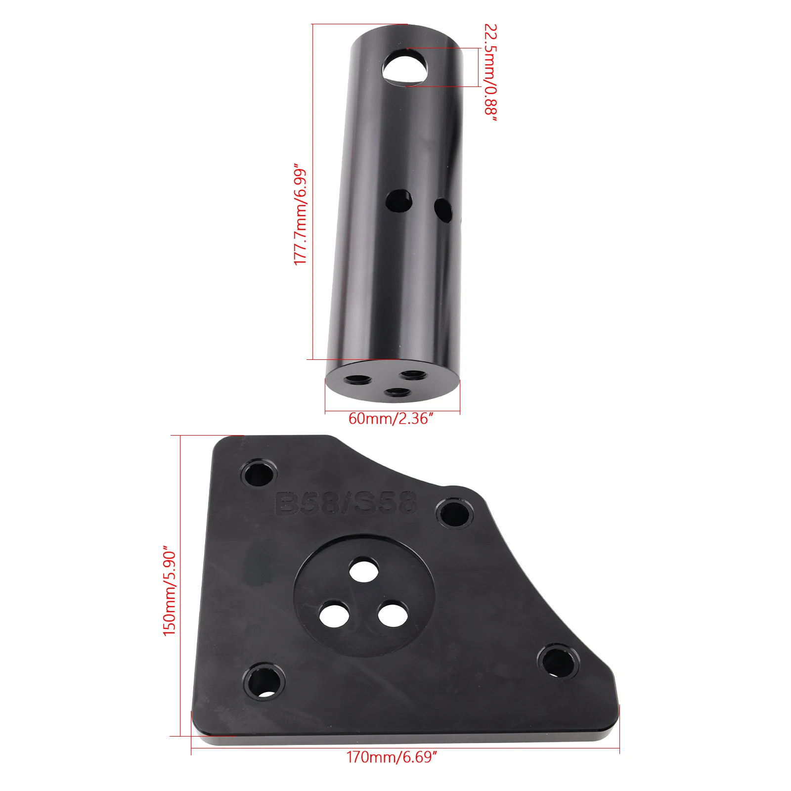 N54 N55 Engine Lightweight Stand Adapter Plate Safe Rebuilding Billet Aluminum for BMW S55 B58 S58