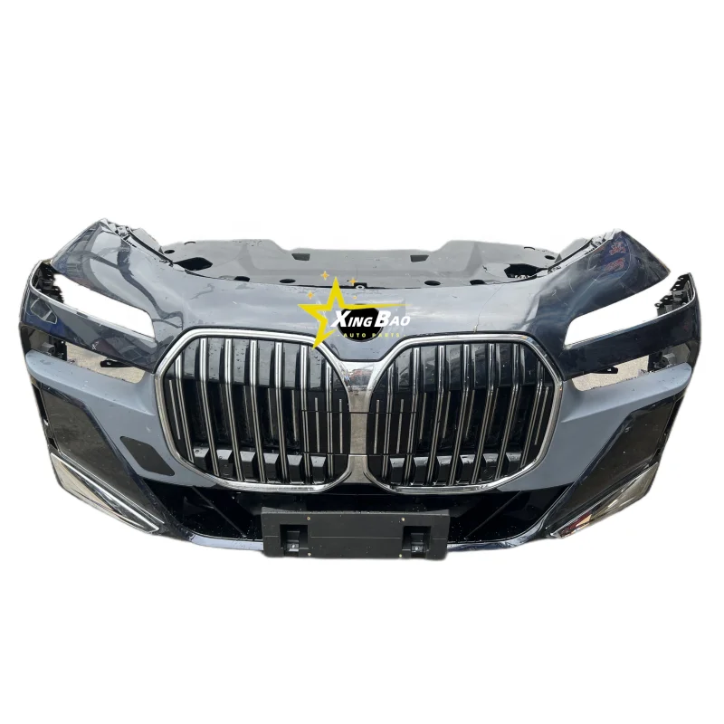 Original High Quality Front Bumper For Bmw 7 Series G70 Front Bumper Body Kit Car Bumper With Grill Headlight Full Assembly