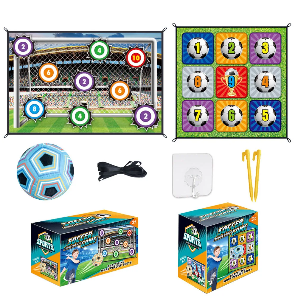 150CM Soccer Game Mat Set Outdoor Indoor Soccer Toys Multiplayer Competitive Soccer Games Children Football Training Boy Gifts