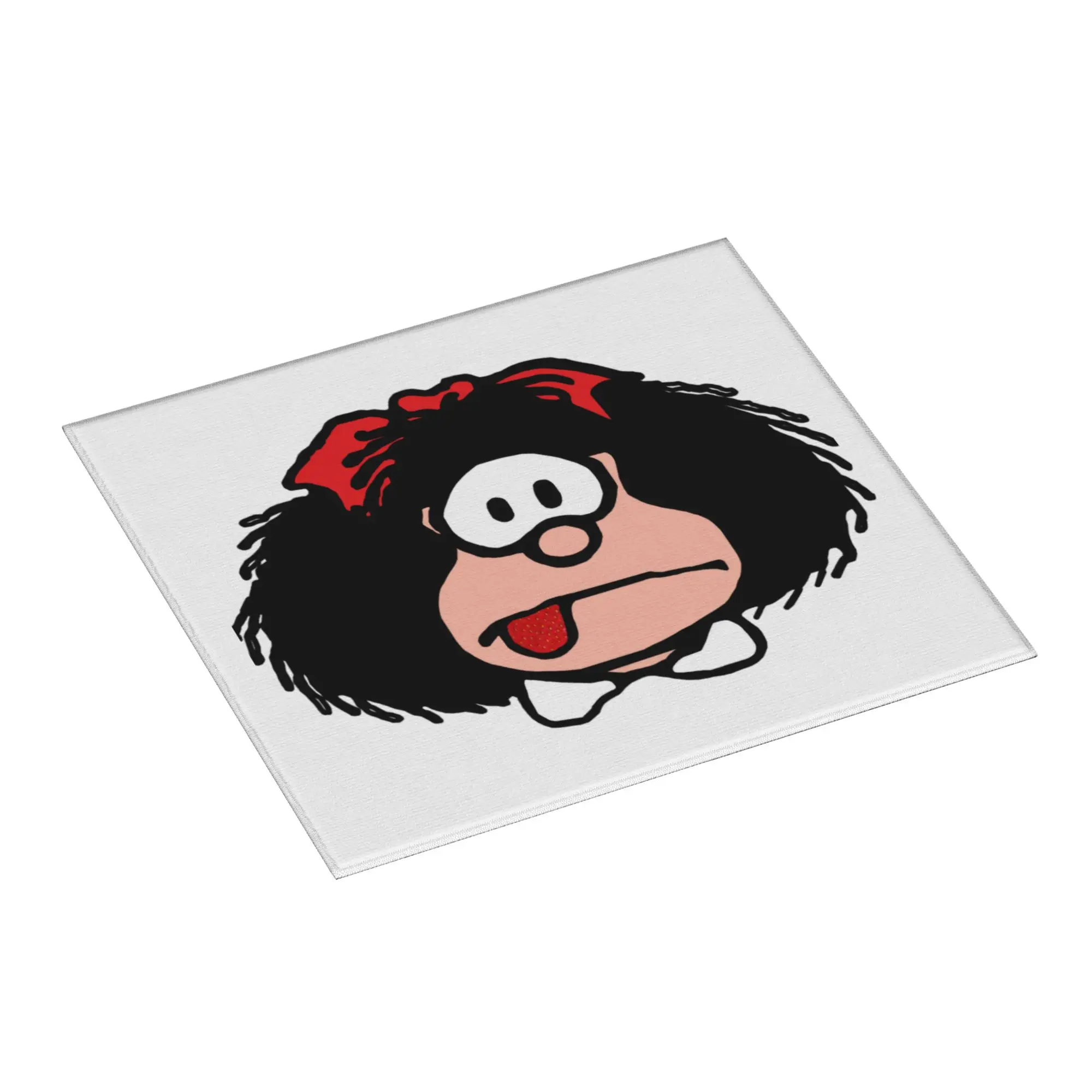 Drying Mat For Kitchen Manga Mafalda Quino Cartoon Barware Tableware Oil Proof Reusable  Washable Kitchen Sink Drying Pad