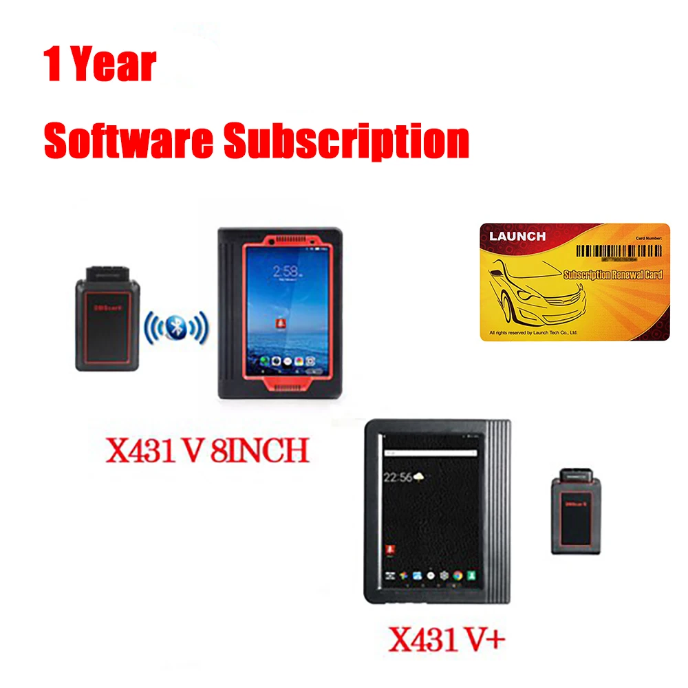 Launch 1 Year Software Update Service for X431 V V+ Diagun V Pro mini Pros mini PRO3S+ Pro3 ACE Pro3 APEX Pro TT Pro Dyno Pro5