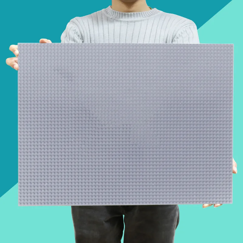 48x64 Punkte große Grundplatte für Bausteine, DIY-Wandhalterungsplatine, kompatibel mit großen Marken, Geschenkspielzeug für Kinder