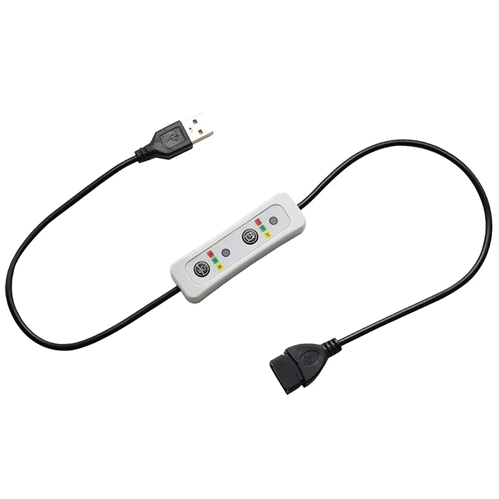 

USB-удлинитель таймера управления питанием 60 см для светодиодных фонарей и вентиляторов. Практичный дизайн с пользовательскими функциями.