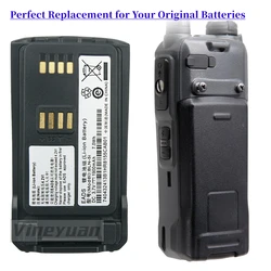 3.7V 1900mAh BLN-5i Li-ion Battery EADS Airbus Cassidian TH9 THR9 THR9iTwo Way Radio Replacement Battery(R9-5iH)