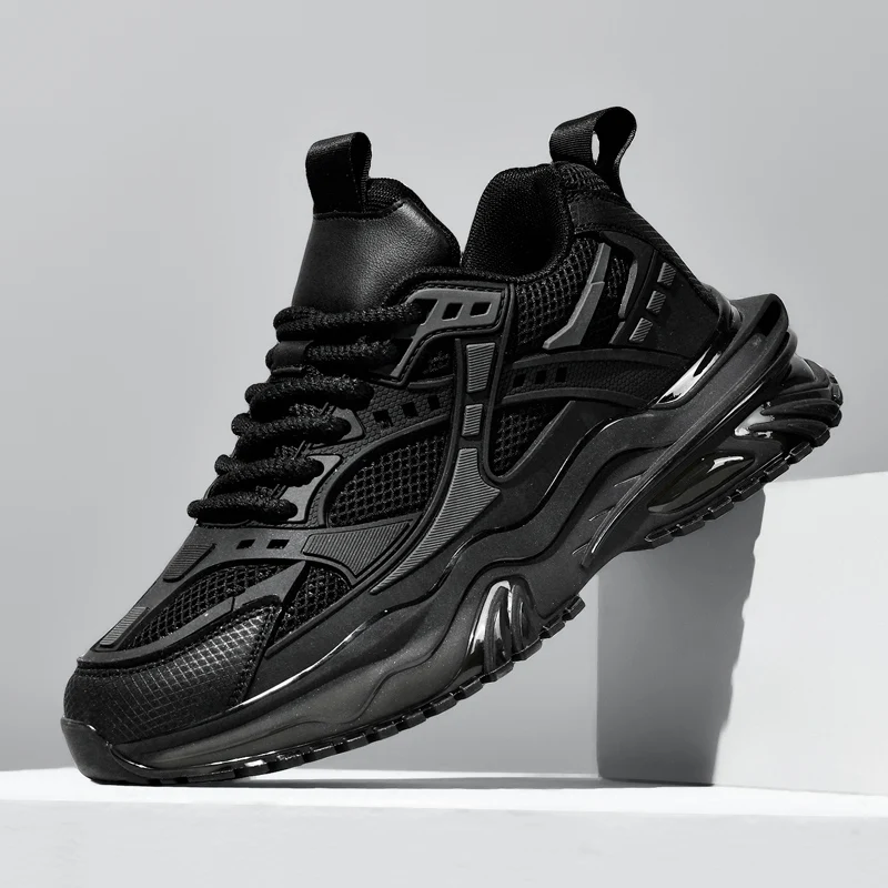 

Men's shoes 2025 new spring and autumn sports shoes, durable and lightweight running shoes, breathable for teenagers, middle sch