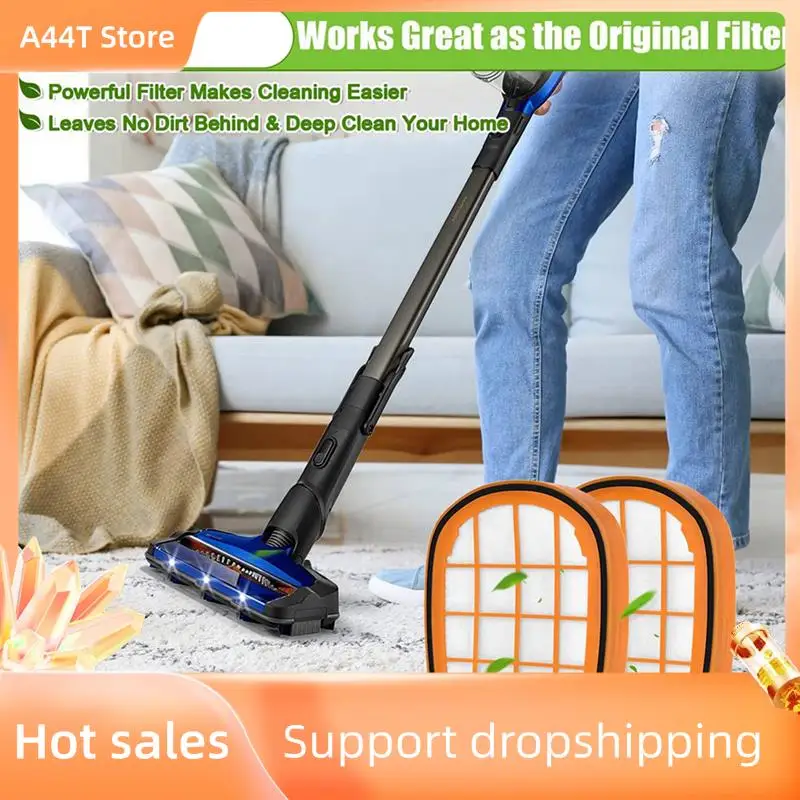 A44T 16 Pack Filters For  Speedpro Max Aqua Handheld Vacuum Cleaner FC6812 FC6813 FC6822 FC5005/01 Replacement Filters