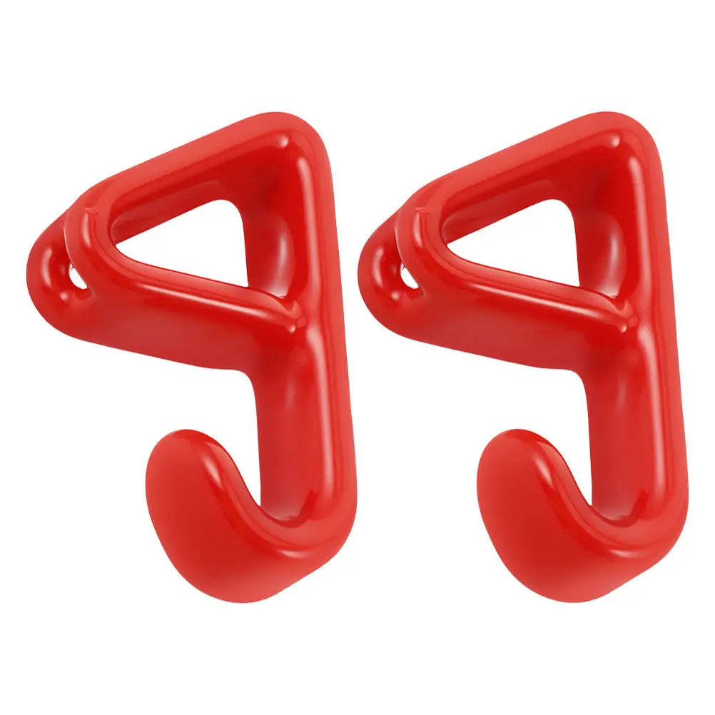 2Pcs Car Wheel Rim Display Hooks Heavy Duty Metal Non Slip Vinyl Coated Hub Hanging Hooks for Garage Showroom Workshop