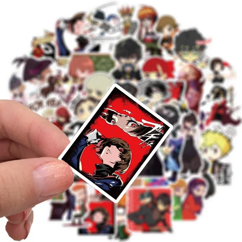 10/30/50Pcs Anime Persona Stickers PS4 RPG Cartoon Game Graffiti Sticker for Luggage Refrigerator Skateboard Suitcase