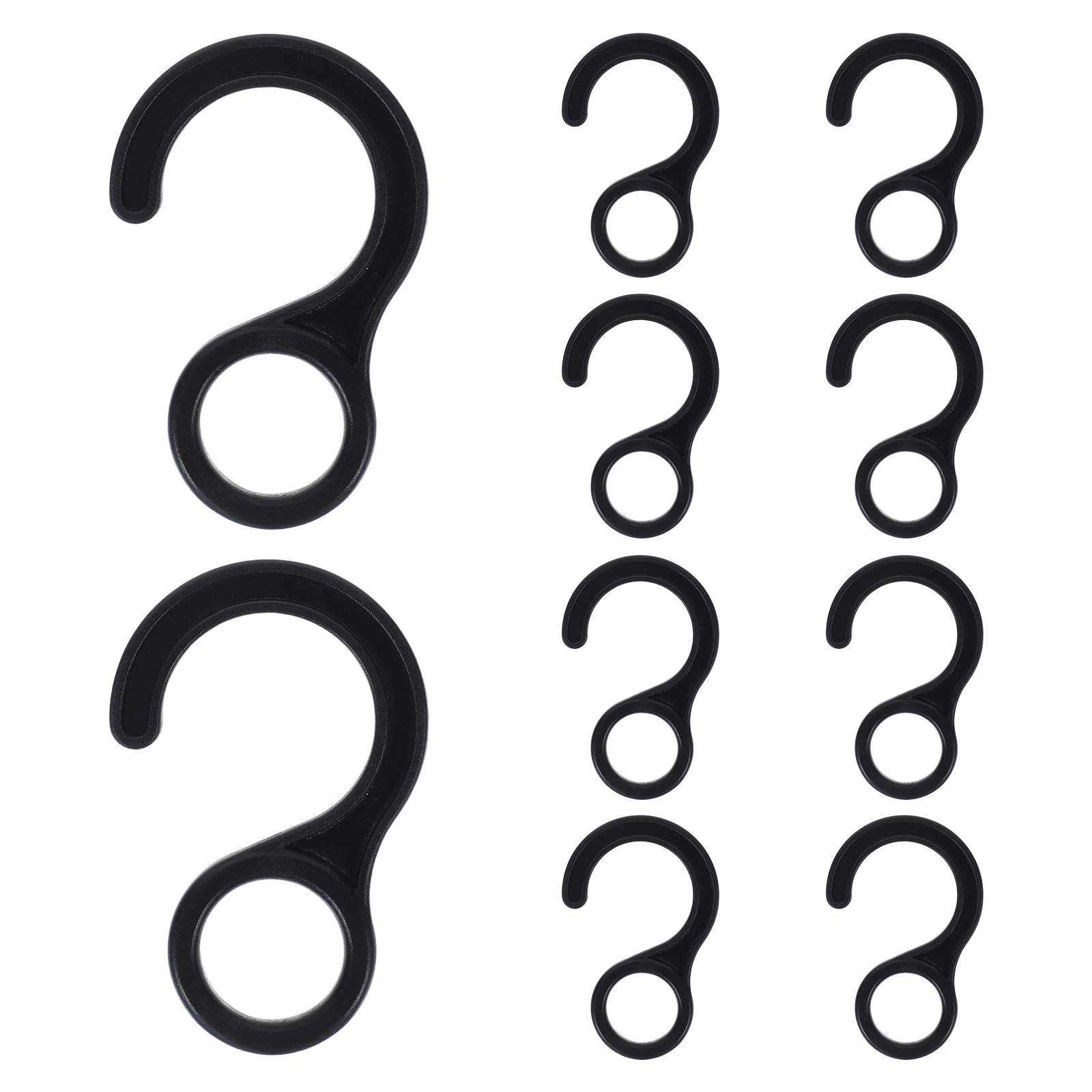 

10 Pcs Outdoor Tent Hook Camping Hooks Awning Ring Diving Hanger Hand Plastic Caravan