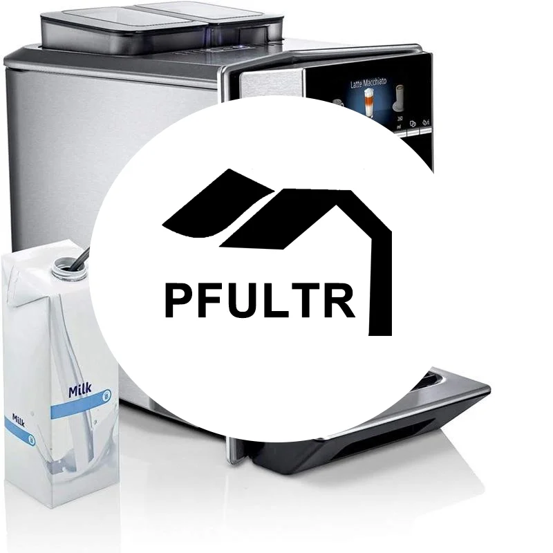 Juego de adaptador de contenedor de leche para máquina de café Siemens EQ Series, con conector de manguera y diseño apto para lavavajillas, 1 Juego