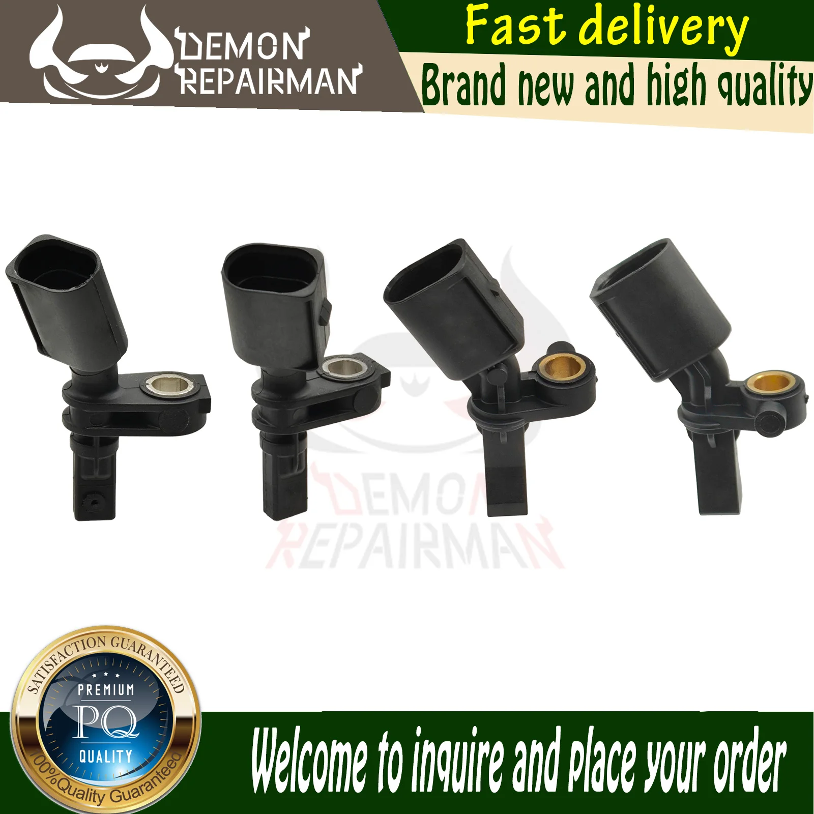 WHT003860 WHT003863 ABS Wheel Speed Sensor Compatible with SEAT IBIZA 1.2L 1.6L 1.8L SKODA FABIA 1.4L VW UP LOAD 1.0L AUDI A1 A2