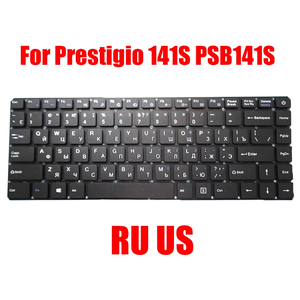 Keyboard For Prestigio For Smartbook 141S PSB141S PSB141S01CFH_BB_CIS PSB141S01CFH_DG_CIS PSB141S01CFK_DG_CIS PSB141S01CFP_DG_CI