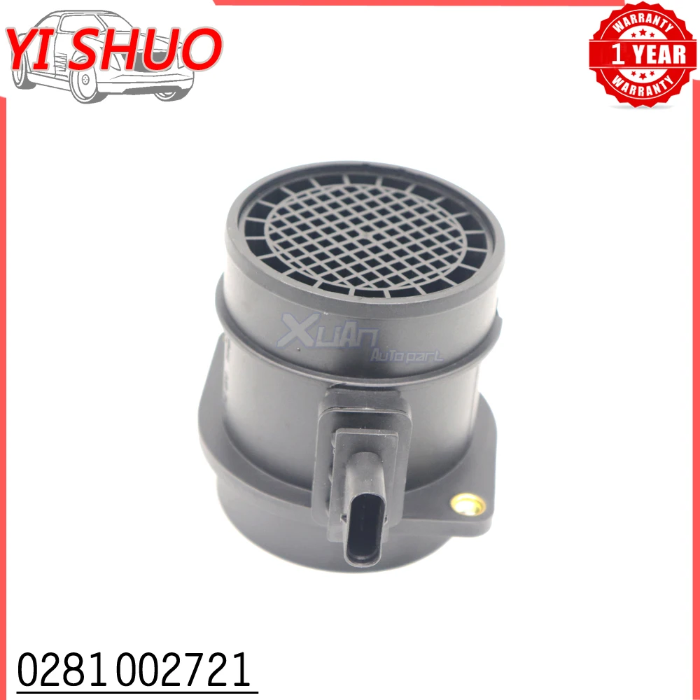 Car MAF MASS AIR FLOW METER SENSOR 0281002721 For Hyundai Grandeur H-1 i30 Santa Fe Sonata Tucson KIA Carens K2900 Magentis