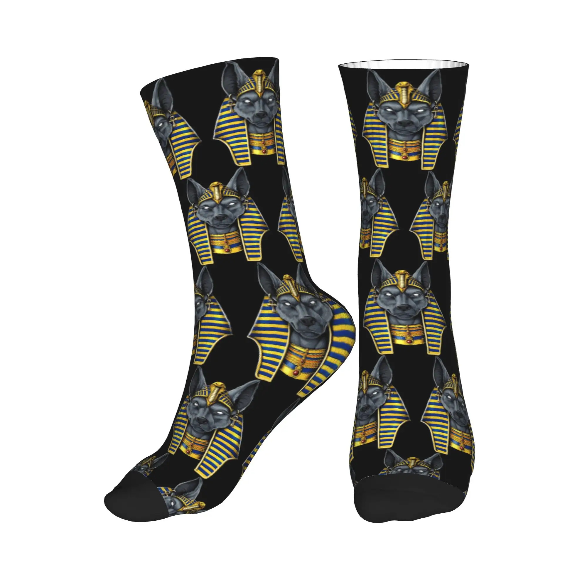 

Носки All Seasons Egyptian God Anubis Sport средней длины, супермягкие носки, забавные носки для мужчин и женщин