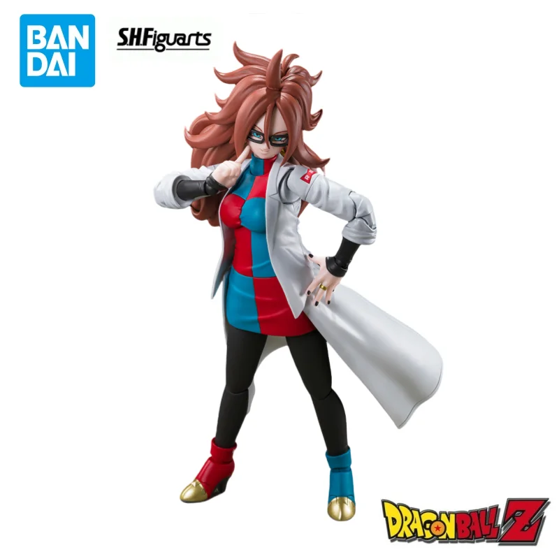 

In Stock Bandai Model Doll Brand New Boxed Dragon Ball Shfiguarts Android 21 Original Anime Characters Garage Kit Collectible