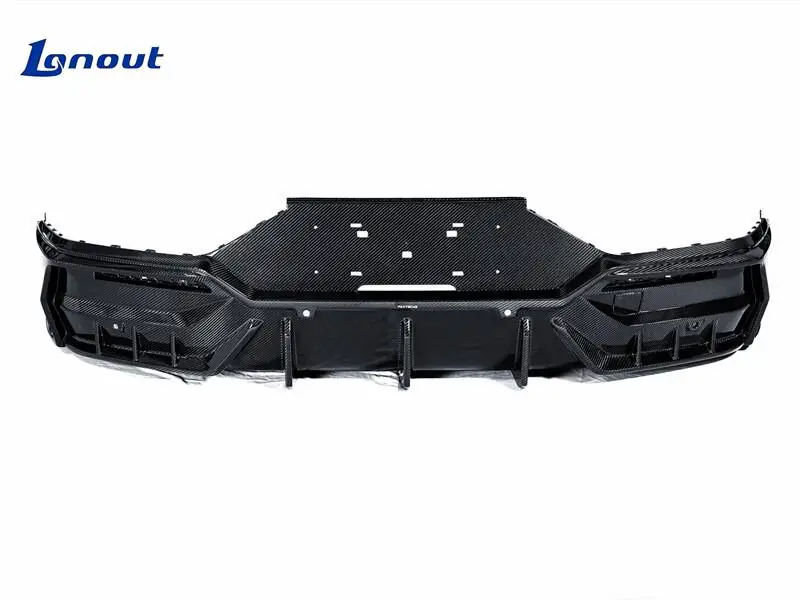 Rear Bumper Lip Upgrade Kit Suitable for Lotus Eletre Modified High Quality PK Style Dry Carbon Fiber Rear Diffuser Body Kit