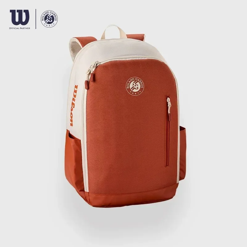 

Wilson - Men's and Women's Professional Tennis Bag, Large Capacity Multi Functional Shoulder Sports Backpack, French Open, New