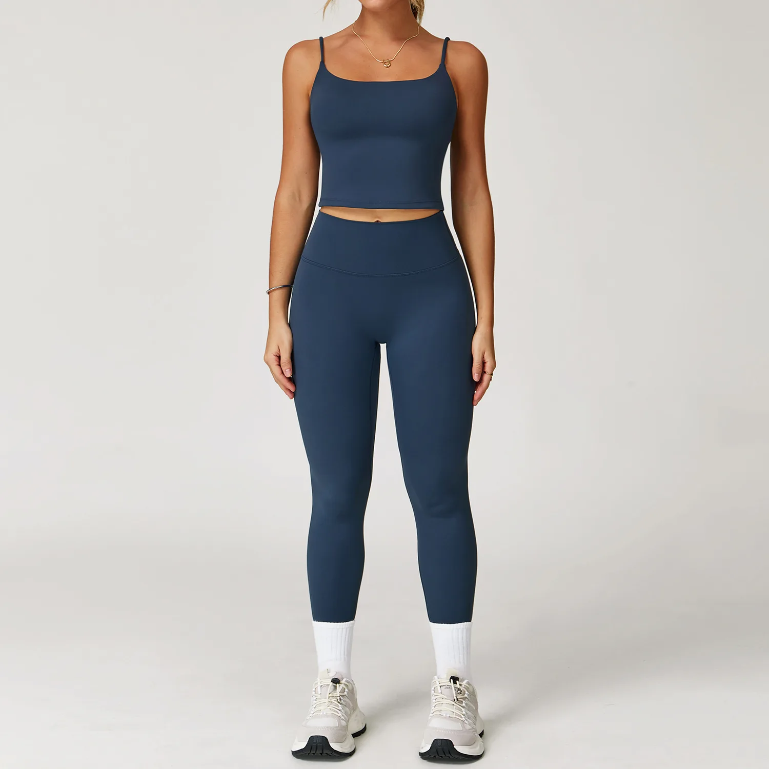 Sportswear Women's Tracksuit 2 Pieces Yoga Set Workout Clothes Running Gym Clothing High Waist Leggings Fitness Bra Sports Suits
