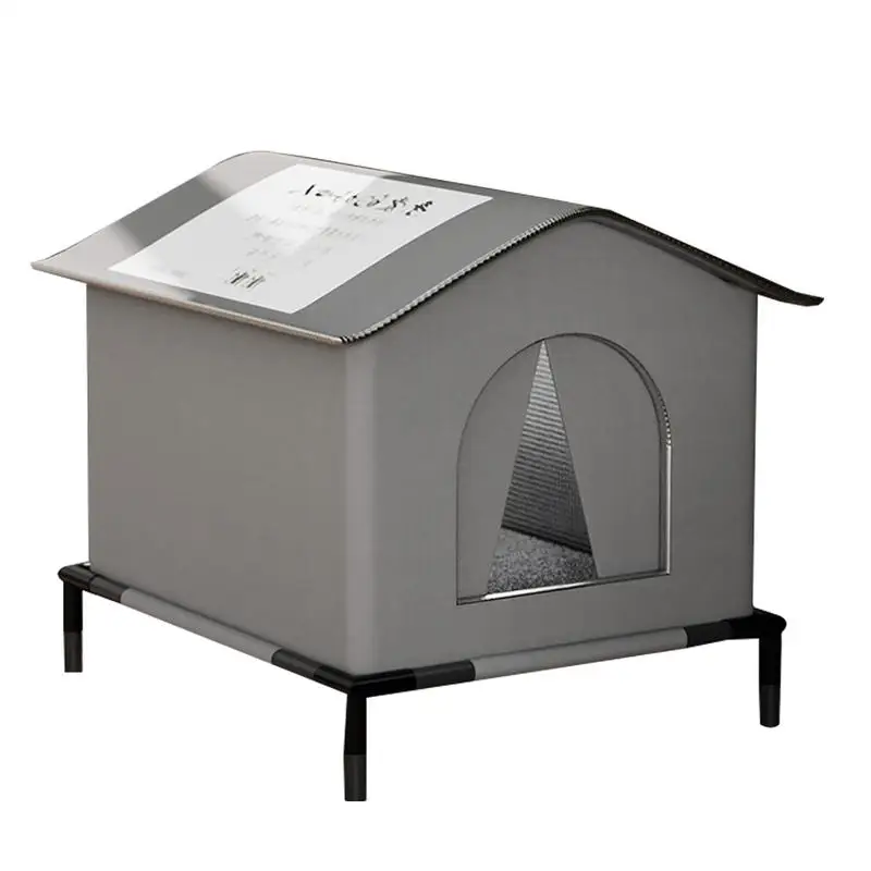 

Waterproof Cat House Winter Cat Bed Outdoor Winter Warm Pet Cave universal Enclosed Pet Tent for Small Dog Puppy Supplies