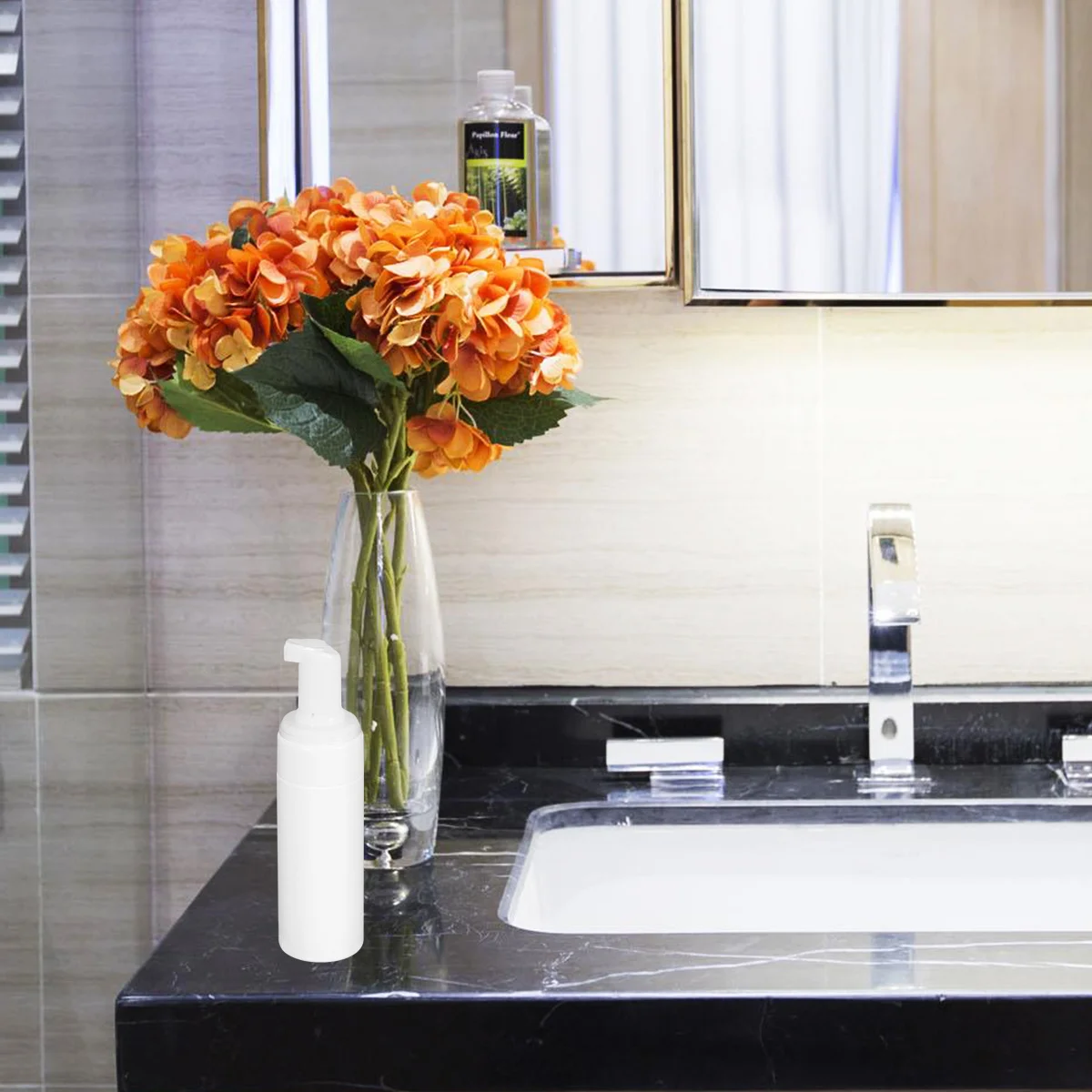 Bouteille en mousse, matériau sûr, Design délicat, distributeur de savon liquide, décoration de maison et de bureau, bouteille distributrice de 150ml, 4 pièces