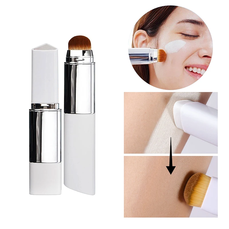 2IN1 Foundation Stick Empty Ointment Tube Brightens Concealer Stick Repeatable Filling Container Cosmetics Travel Makeup Tool