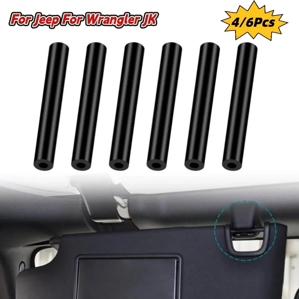 For Jeep For Wrangler JK 2007-17 Car Sun Visor Repair Tube Kit Driver&Passenger Sun Visor Repair Tube Car Interior Parts