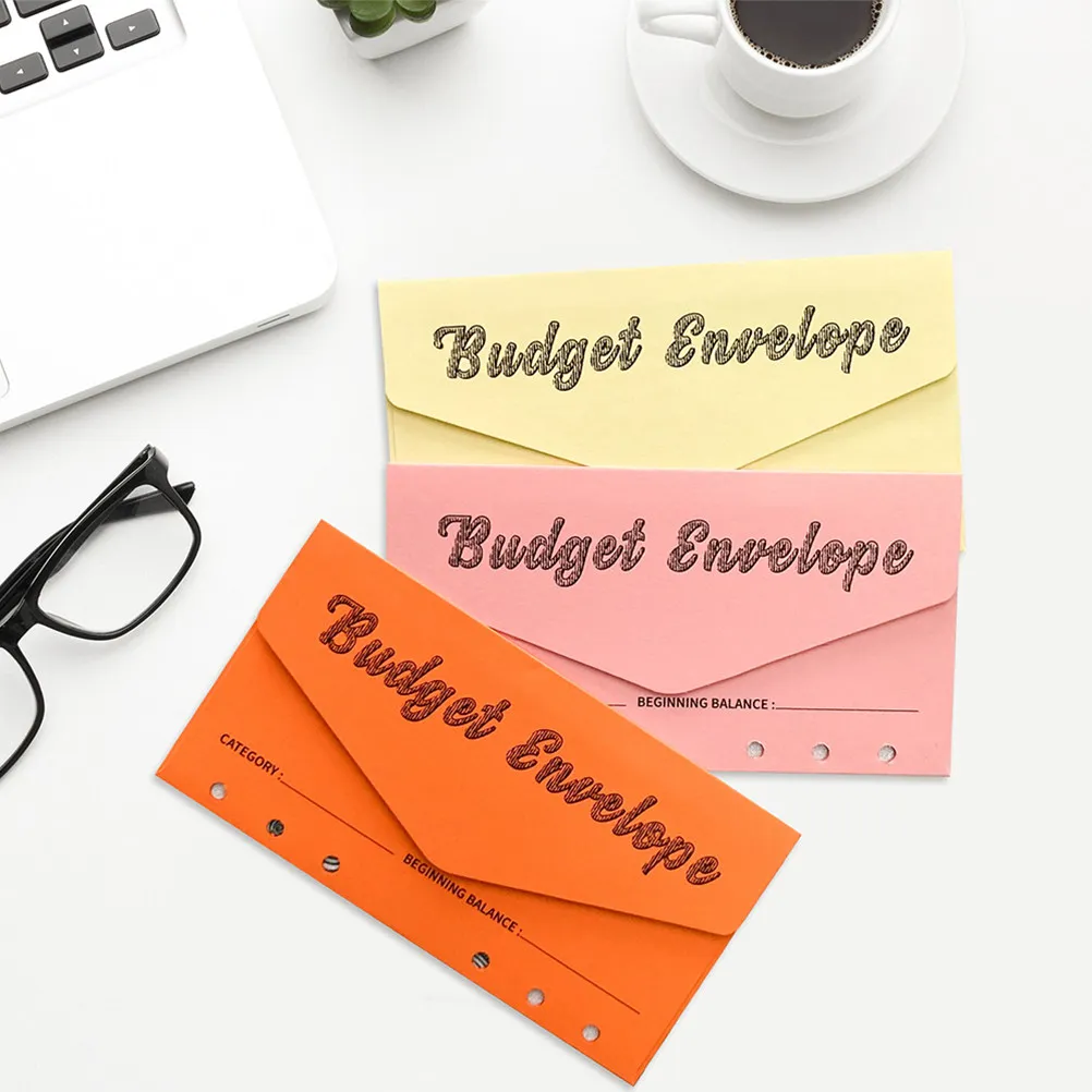 

12Pcs Sulfite Paper Portable Cash Budget Planner Expense Tracking Sheets for Personal Finance Management