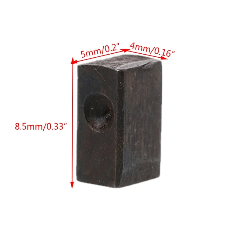 yunyun 6 Pcs Electric Guitar Tremolo Bridge Saddle Clamp Locking String Insert Block