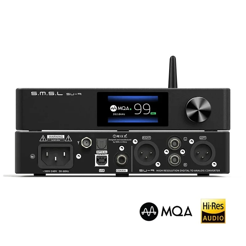 Top! SU9 DAC MQA Full Decoder Bluetooth 5.0 ES9038Pro DAC DSD512 PCM768kHz/32Bit USB Balanced Decoder SMSL SU-9 SU-9n SU9N