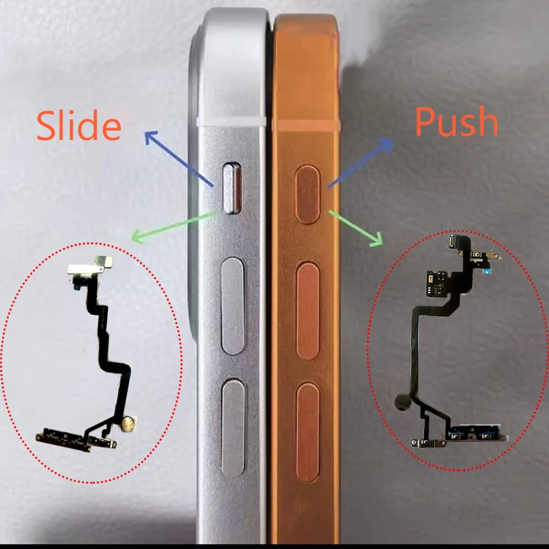 iPhone XR to 17 Pro Flash Switch Flex Cable