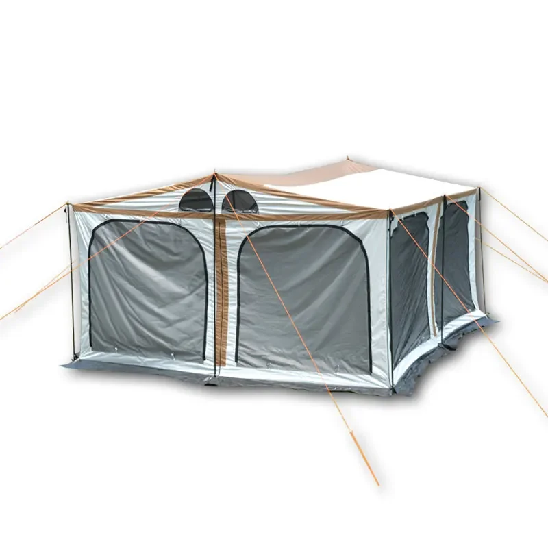 Outdoor camping tent with canopy space super sunscreen rain and mosquito-proof tent Leak Proof Industrial Grade Modern Style