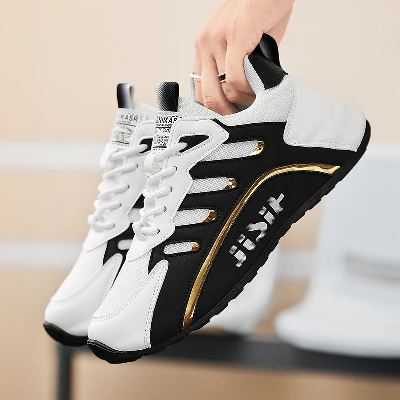 

New Fashion Casual Lightweight Wear-resistant Men's Shoes Trend All-match Running Shoes Men's Low-top Breathable Mesh Shoes