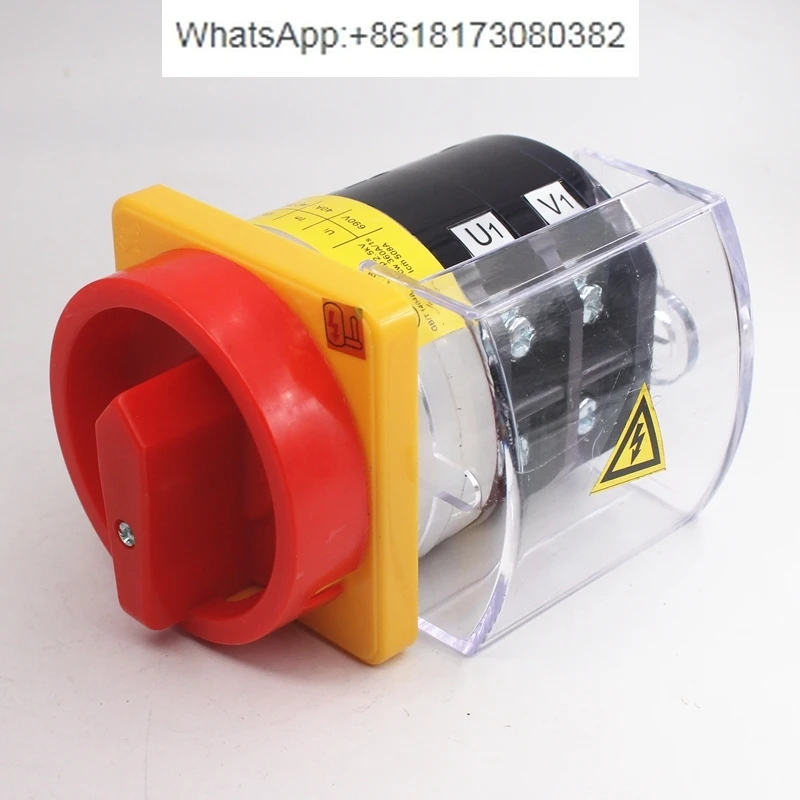 

HZ12-40/04 380 В выключатель питания универсальный преобразовательный нагрузочный комбинированный замок защитная крышка 4P