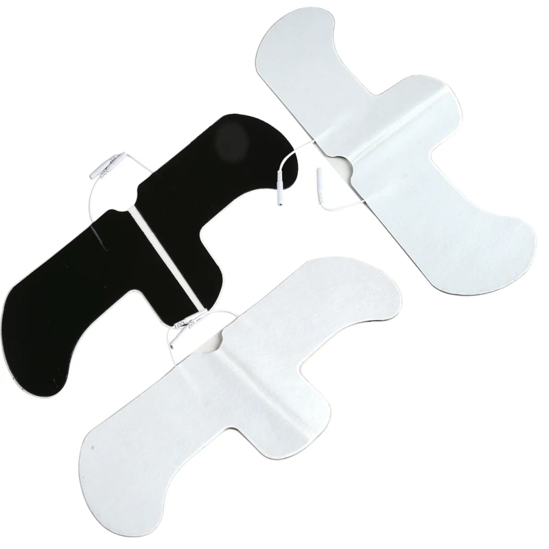 Électrodes auto-adhésives pour appareil de massage TENS, patchs électriques d'acupuncture, autocollants conducteurs de massage, remplacement