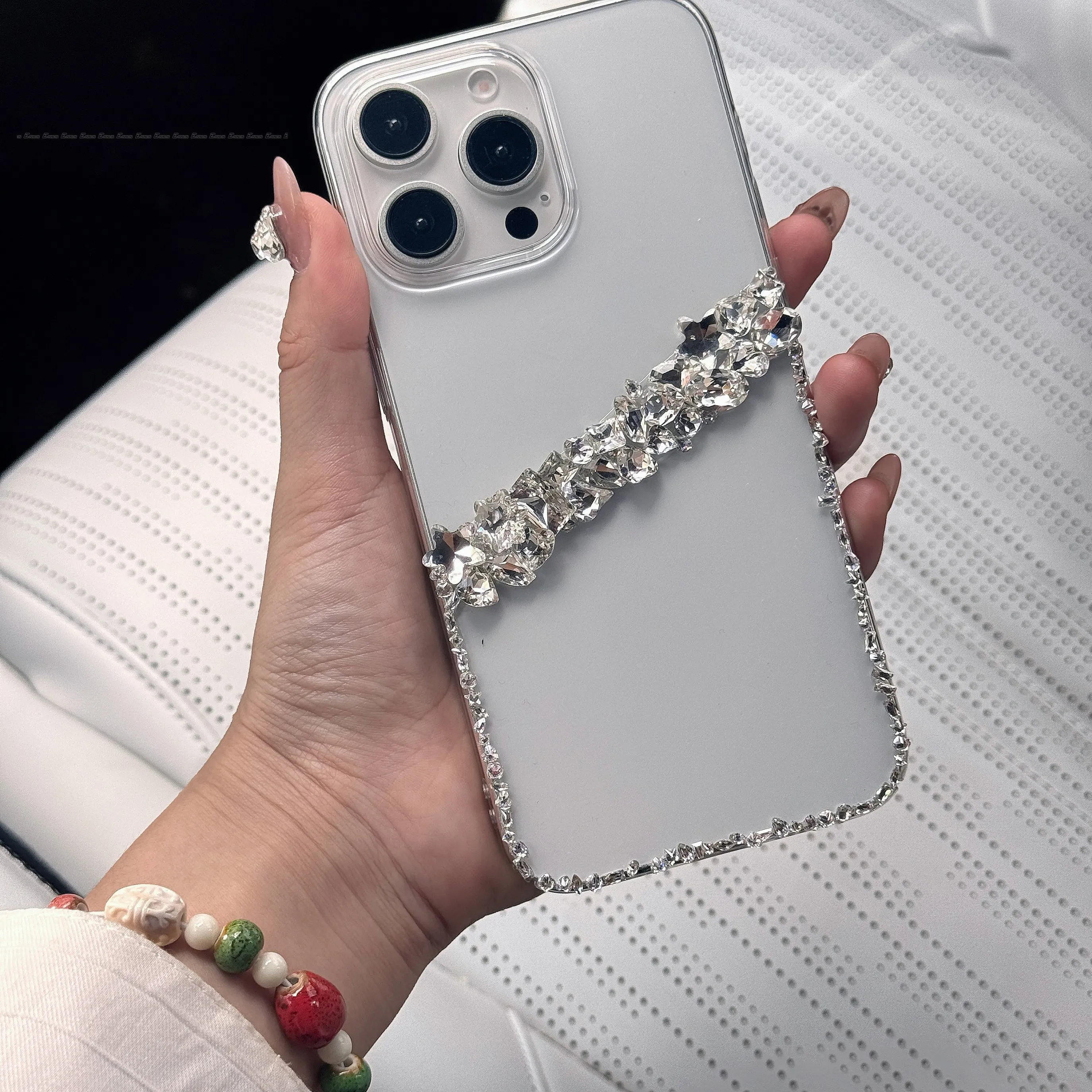 لامعة كريستال فاخر بريق لهواوي الشرف 90 100 200 300 400 Play5 Ultra GT Pro Power Bling الصلب PC الغطاء الخلفي جراب هاتف