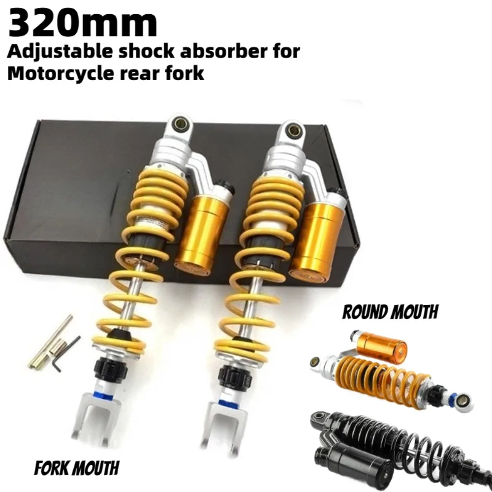 

Universal 320mm Motorcycle Suspension Spring Rear Air Shock Absorbers for Honda Yamaha BWS 125 Dirt Bike Gokart Quad ATV