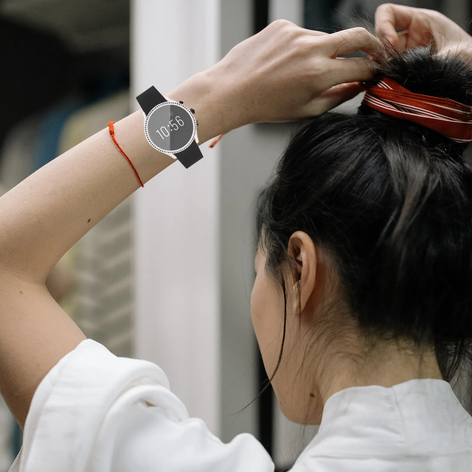 

Прозрачный защитный чехол для часов со стразами, двойной ряд, совместимый с часами Gen 5 Hr Ftw4024 Ftw4025 Ftw4026